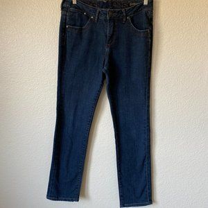 Jag Dark Wash Mid Rise Straight Slim Denim Jean Size 30 * Read Description